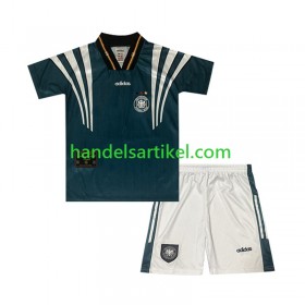 Deutschland Retro Kinder Auswärts Trikotsatz 1996 Kurzarm